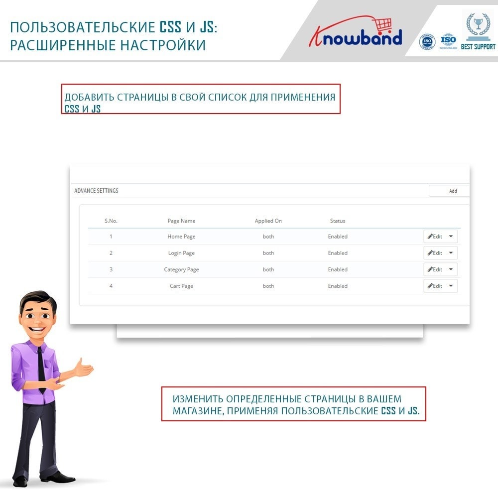 module - Адаптация страницы - Knowband - Custom CSS and JS - 3