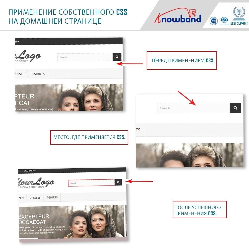 module - Адаптация страницы - Knowband - Custom CSS and JS - 5