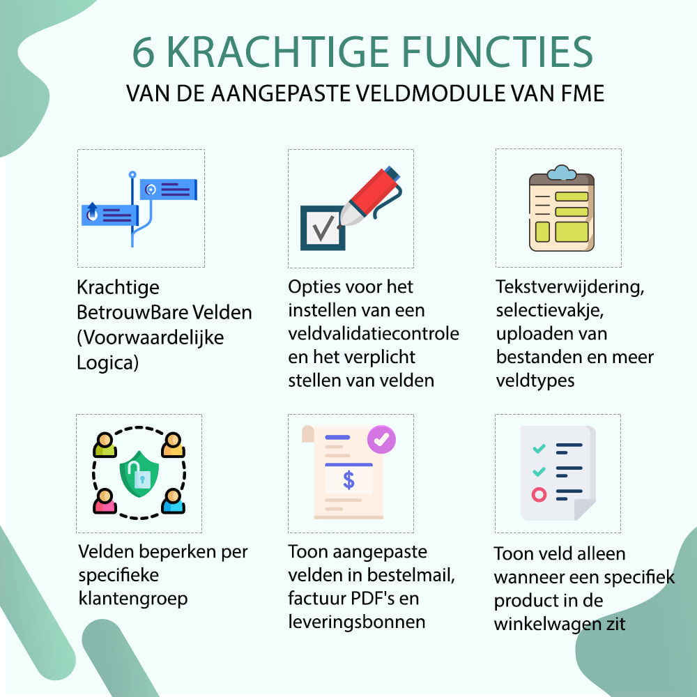 module - Registratie en Proces van bestellingen - Voeg aangepaste afrekenvelden toe - 2