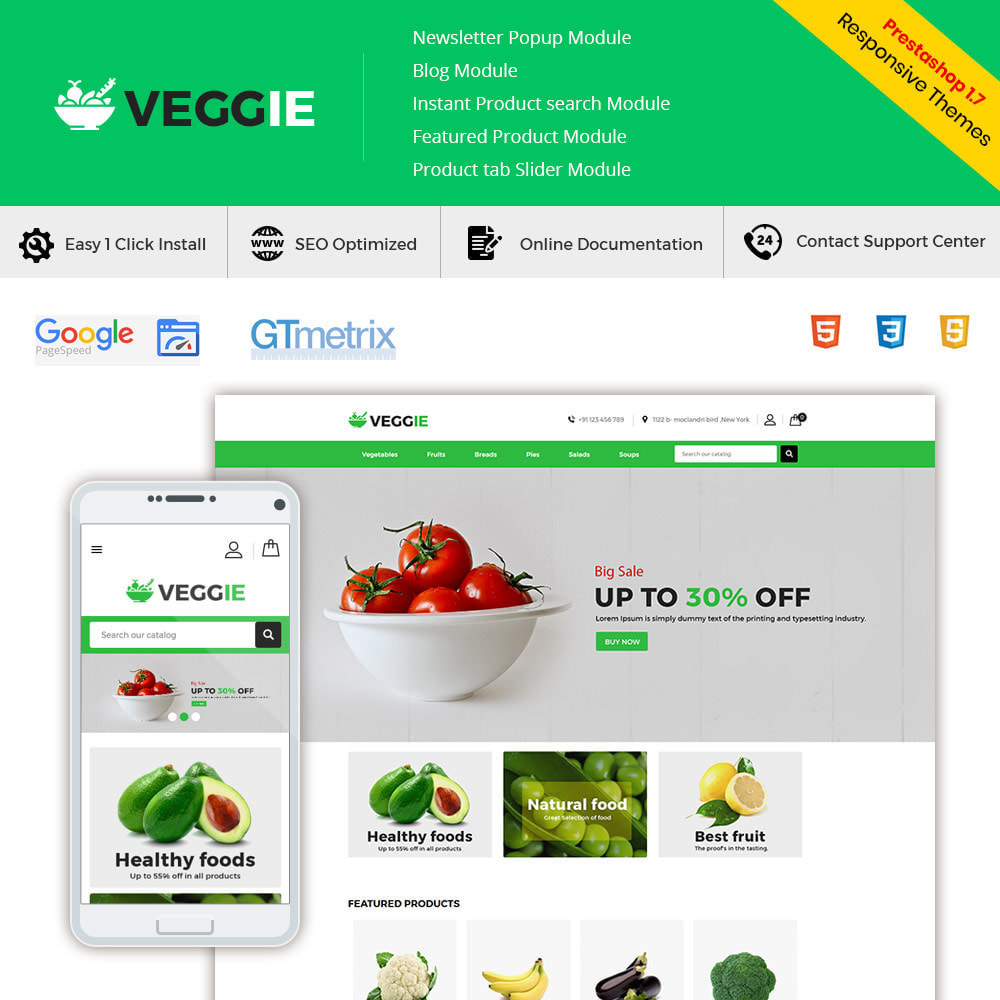theme - Eten & Restaurant - Vegitables Food - Fruitwinkel - 2