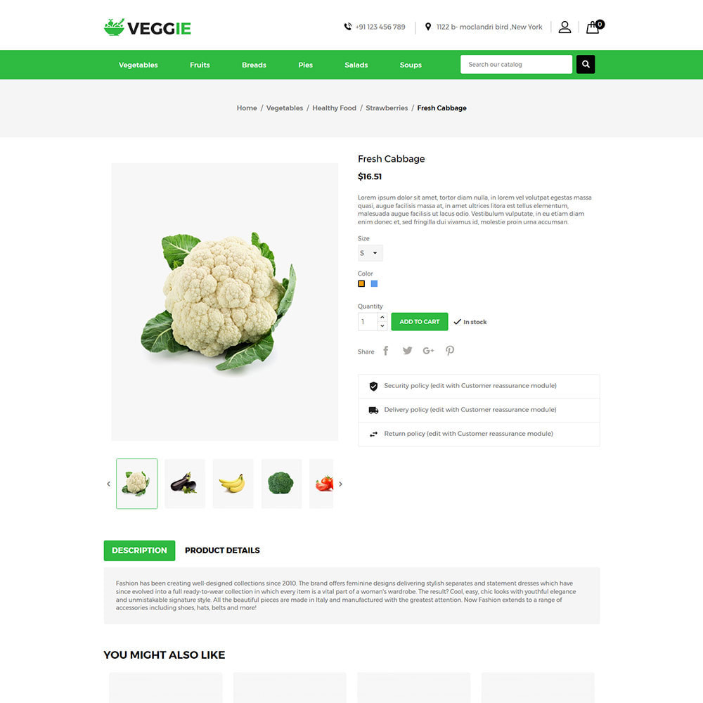 theme - Eten & Restaurant - Vegitables Food - Fruitwinkel - 6