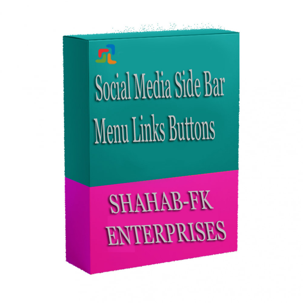 module - Widgets sozialer Netzwerke - Social Media Sidebar Links Buttons - 7
