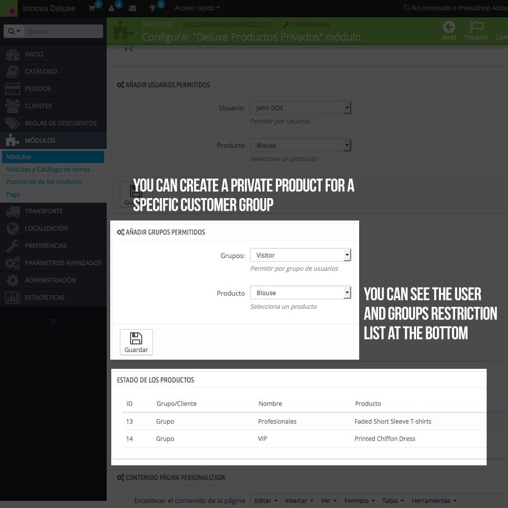 module - B2B - Private products for B2B stores - 3