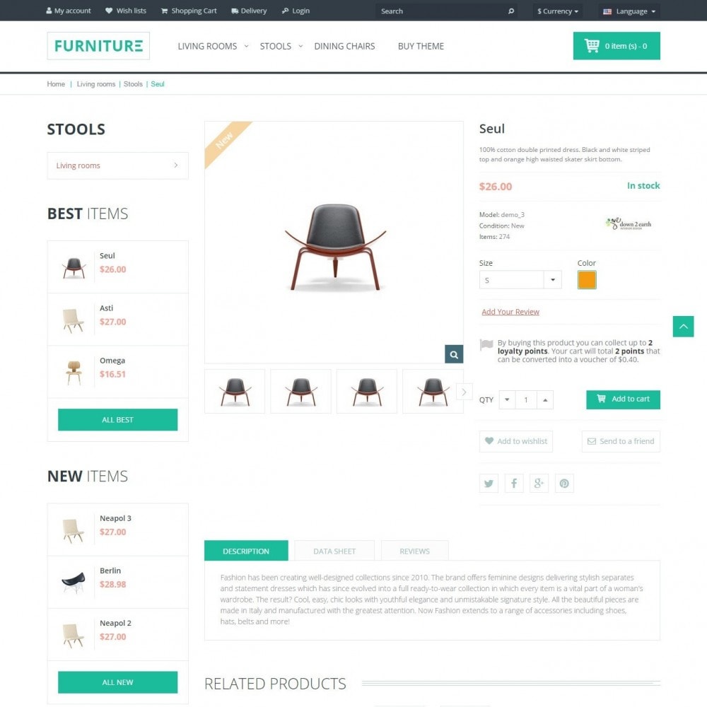 Furniture - Interieur Geschäft - PrestaShop Addons Furniture - Interieur Geschäft - PrestaShop Addons