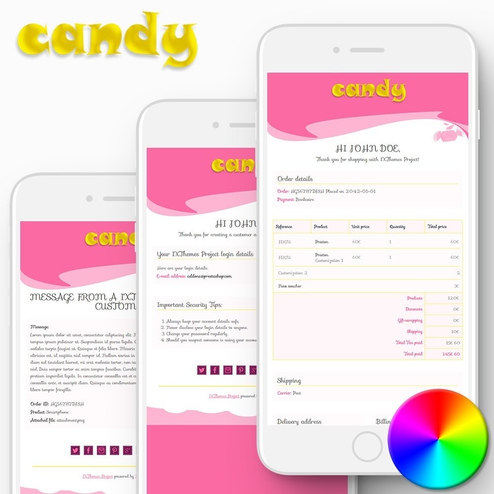 candy templates